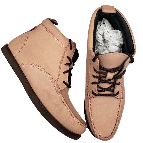 Marc JosephNIB Gramercy Blush Nubuck Leather High Top Booties Girl's 2.5